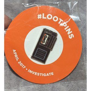 April 2017 Investigate Loot Crate Loot Pin
